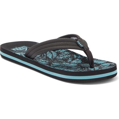 Reef Kids' Ahi Flip Flop in Aquifer Palm 