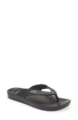 Reef Water Court Flip Flop in Black