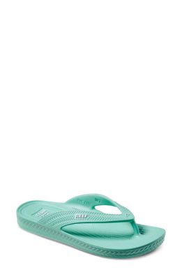 Reef Water Court Flip Flop in Neon Teal