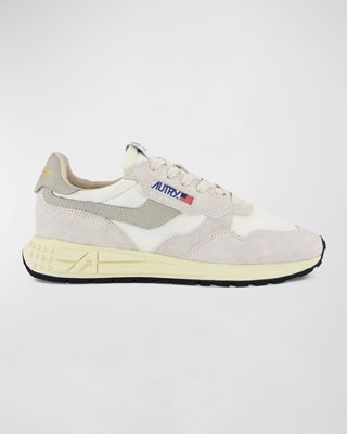 Reelwind Low-Top Leather Trainer Sneakers