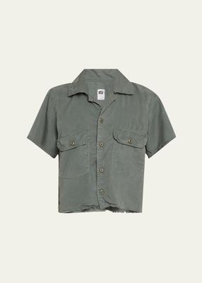 Reese Woven Utility Camp Shirt