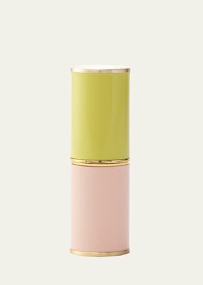 Refillable Lipstick Case, Pink/Yellow