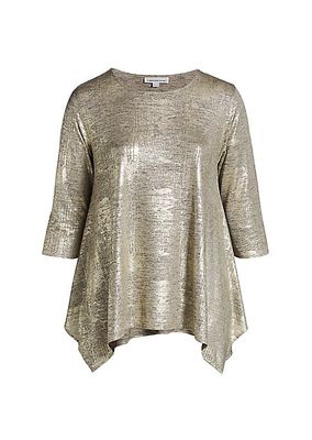 Reflection Metallic Swing Tunic