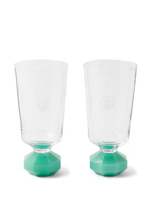 Reflections Copenhagen - Set Of Two Chelsea Crystal Glasses - Clear Multi