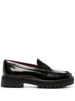 Reformation Agathea chunky sole loafers - Black