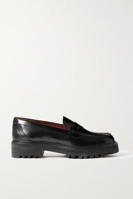 Reformation - Agathea Leather Loafers - Black