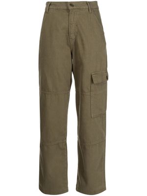 Reformation Bailey high-waist utility jeans - Green