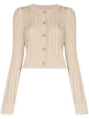 Reformation cable knit cardigan - Neutrals