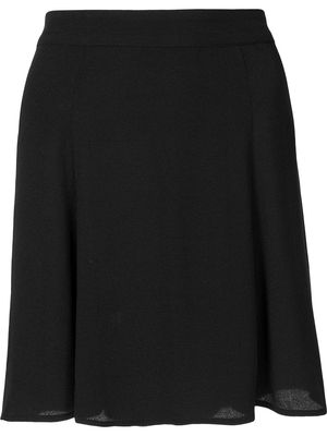 Reformation Flounce mini skirt - Black