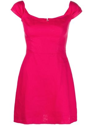 Reformation Gavina off-shoulder dress - Pink