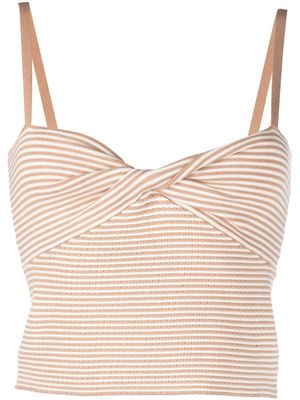 Reformation Lorenzo striped cami top - Neutrals