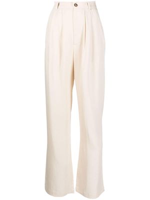 Reformation Mason tailored high-waist trousers - White