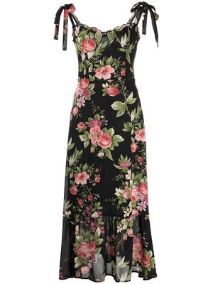 Reformation Nikita floral-print maxi dress - Black