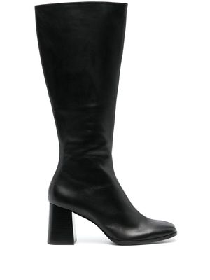 Reformation Nylah knee-high leather boots - Black