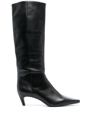Reformation Remy 50mm knee-high boots - Black