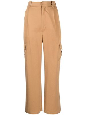 Reformation straight-leg Jackson trousers - Brown