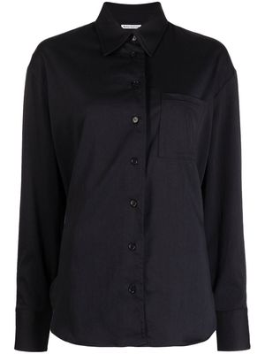 Reformation Will patch-pocket shirt - Black