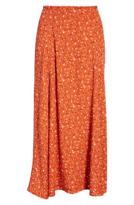 Reformation Zoe Side Slit Midi Skirt in Balsam