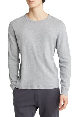 Reigning Champ 1x1 Slub Long Sleeve T-Shirt in H. Grey 