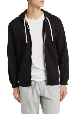 Reigning Champ Classic Midweight Zip Hoodie in Black