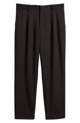 Reigning Champ Ivy Pleated Stretch Wool Pants in Black