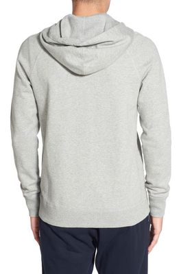 Reigning Champ Midweight Terry Full Zip Hoodie in Heather Grey