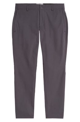 Reigning Champ Primeflex Water Repellent Straight Leg Trousers in Charcoal