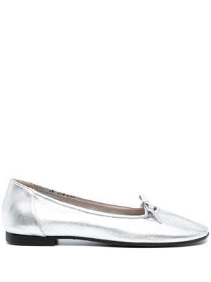 Reike Nen Nabi metallic-finish ballerina shoes - Silver