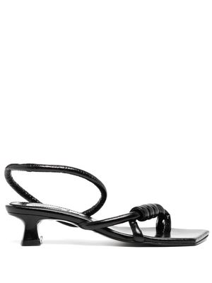 Reike Nen Noodle Knot 45mm sandals - Black