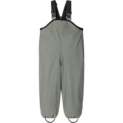 Reima Kids' Lammikko Waterproof Rain Pants in Greyish Green 