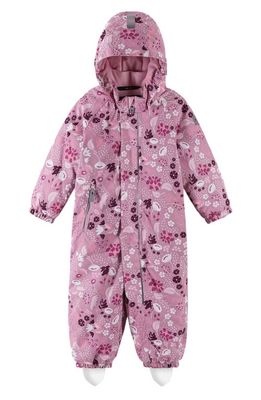Reima Puhuri Waterproof Snowsuit in Grey Pink