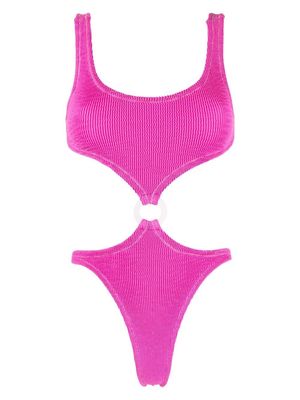 Reina Olga Augusta crinkle swimsuit - Pink