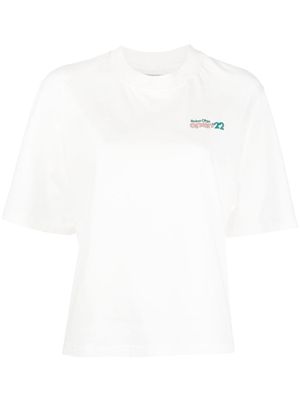 Reina Olga Brooke short-sleeve T-shirt - White