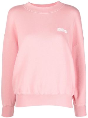 Reina Olga Fawcett logo-print sweatshirt - Pink