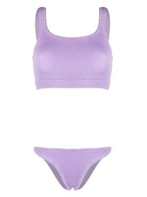 Reina Olga Ginny crinkled bikini set - Purple