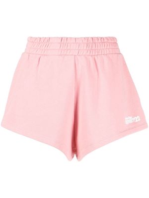 Reina Olga logo-print cotton shorts - Pink