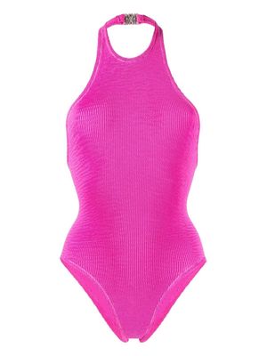 Reina Olga Surfer crinkle swimsuit - Pink