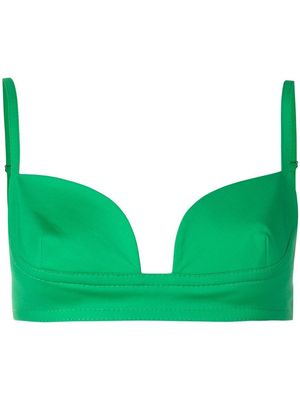 Reinaldo Lourenço bra-style cropped top - Green