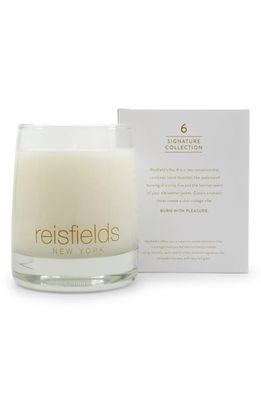 REISFIELDS Classic Collection Scented Candle in White - No 6