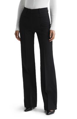 Reiss Amelia Wide Leg Pants in Black