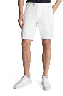 Reiss Fairway Stretch Shorts in White