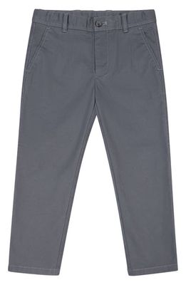 Reiss Kids' Eastbury Jr. Stretch Cotton Chino Pants in Steel Blue