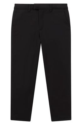 Reiss Kids' Eastbury Stretch Cotton Pants in Black