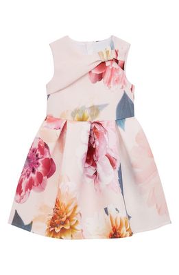 Reiss Kids' Emily Jr. Floral Sleeveless Party Dress in Pink