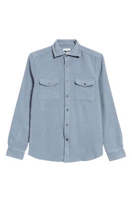Reiss Men's Miami Solid Cotton Button-Up Shirt in Airforce Blue