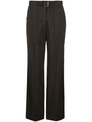 Rejina Pyo Andie straight-leg wool trousers - Brown