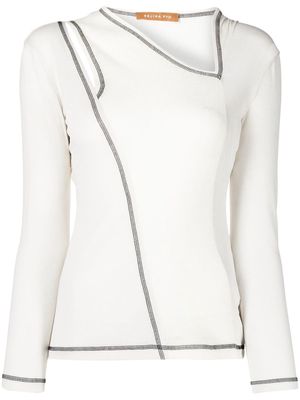 Rejina Pyo Anetta cut-out knit top - White