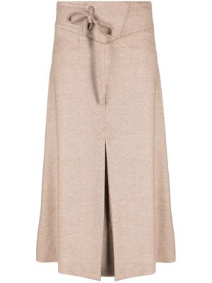 Rejina Pyo Boone wool-blend midi skirt - Brown
