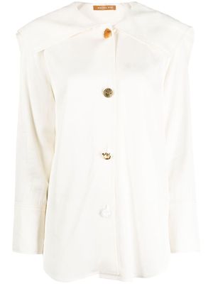 Rejina Pyo Eden sailor collar shirt - White