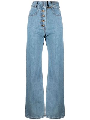 Rejina Pyo Emily high-rise wide-leg jeans - Blue